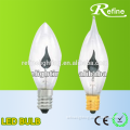 E14 or E27 C35 candle flame light bulbs